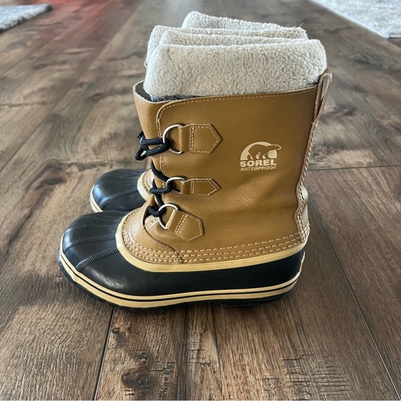 Sorel Yoot PAC Youth Waterproof Winter Snow Boots Size 3 - Picture 1 of 14